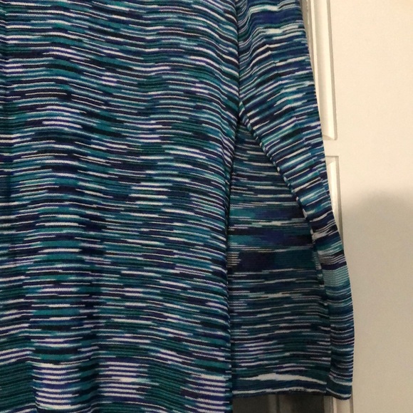 Blue multicolor blouse - Picture 3 of 3